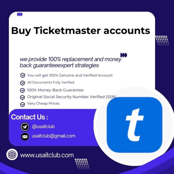 Buy Ticketmaster accounts